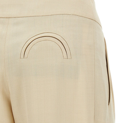 Blazé Milano Beige Viscose Dress Pants