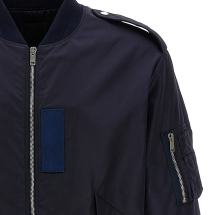 Givenchy Blue Polyamide Bomber