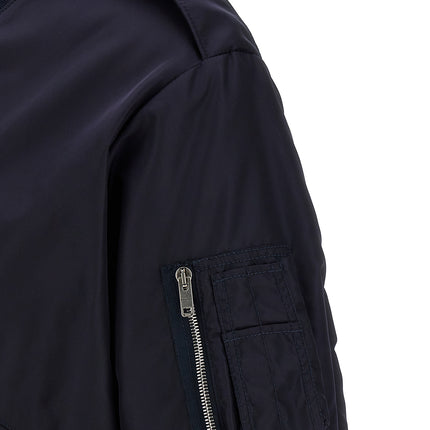 Givenchy Blue Polyamide Bomber
