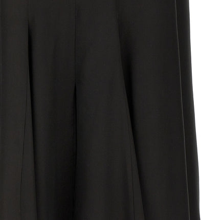 DI.LA3 PARI' Black Silk Long Dress