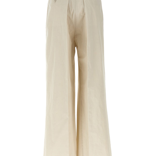 Maison Margiela Beige Cotton Casual Pants