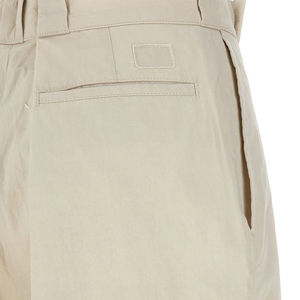 Maison Margiela Beige Cotton Casual Pants