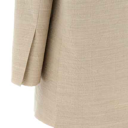 Max Mara Beige Virgin Wool Blazer