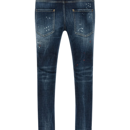 Dsquared² Blue Cotton Jeans Denim