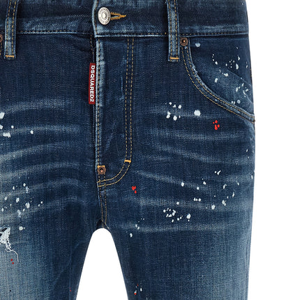 Dsquared² Blue Cotton Jeans Denim
