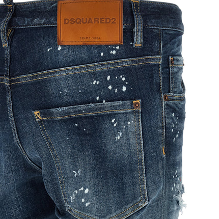 Dsquared² Blue Cotton Jeans Denim