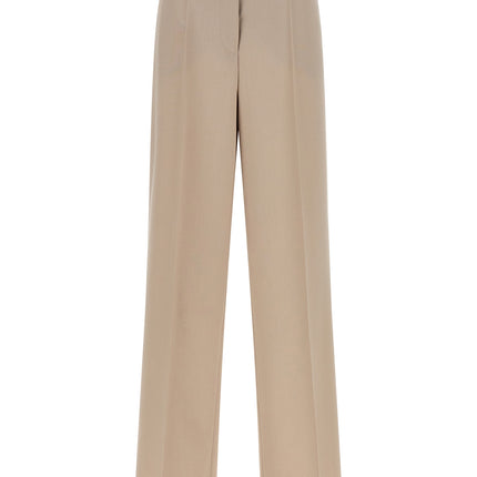 Max Mara Beige Virgin Wool Dress Pants