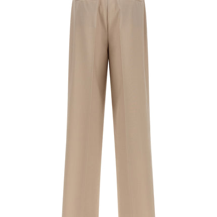 Max Mara Beige Virgin Wool Dress Pants