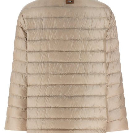 Herno Beige Polyamide Full-Length Jacket