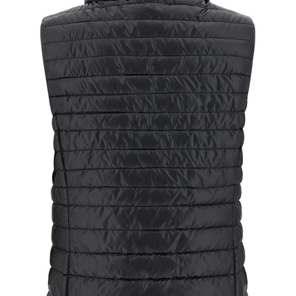 MooRER Black Polyester Sleeveless Jacket