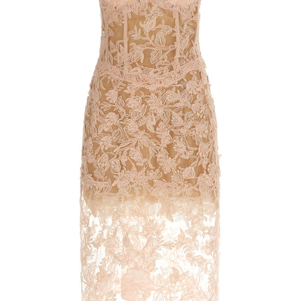 Ermanno Scervino Multicolor Polyester Midi Dress
