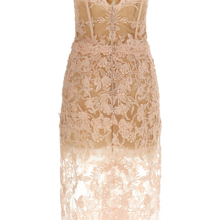 Ermanno Scervino Multicolor Polyester Midi Dress