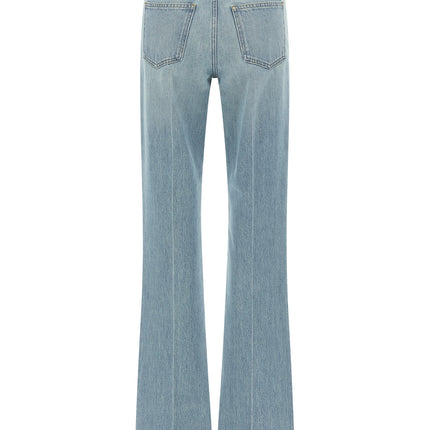 Valentino Garavani Blue Cotton High-Waisted Jean