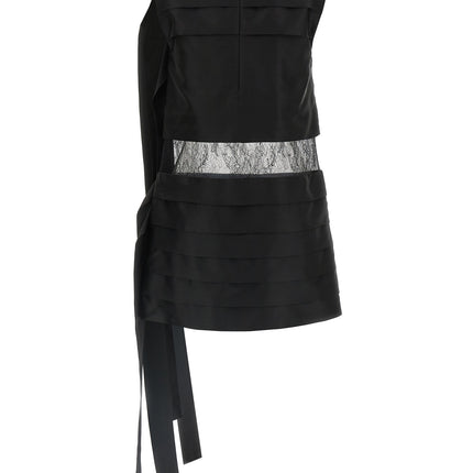 Ferragamo Black Silk Short Dress