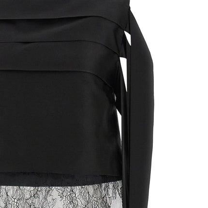 Ferragamo Black Silk Short Dress