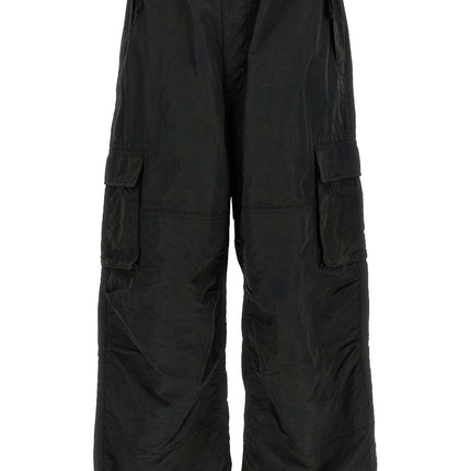 Comme Des Garçons Black Nylon Cargo Pants