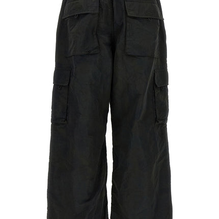 Comme Des Garçons Black Nylon Cargo Pants