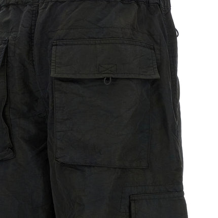 Comme Des Garçons Black Nylon Cargo Pants
