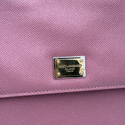 Dolce & Gabbana DOLCE & GABBANA SICILY Pink Large Handbag