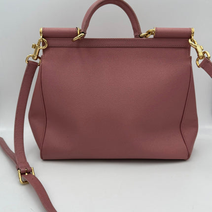 Dolce & Gabbana DOLCE & GABBANA SICILY Pink Large Handbag