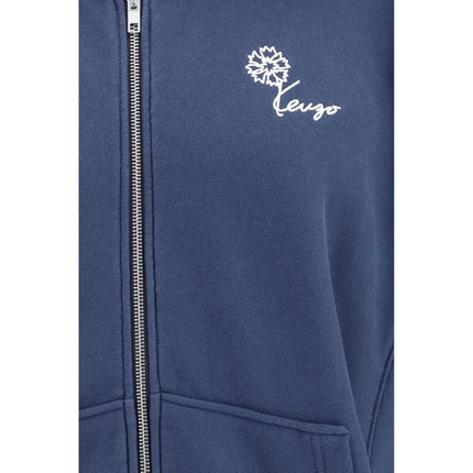 Kenzo Blue Cotton Sweatshirt