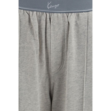Kenzo Gray Cotton Joggers (Workout Pants)