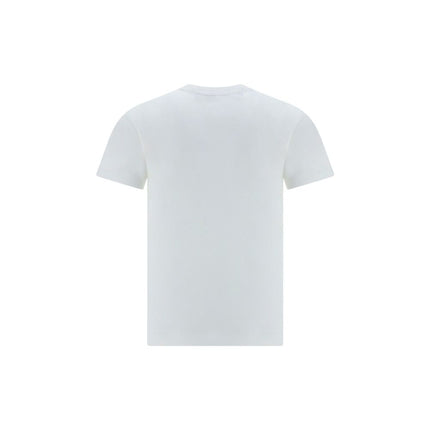Comme Des Garçons Play White Cotton T-Shirt