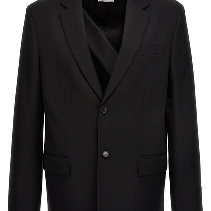 Off-White Black Wool Blazer