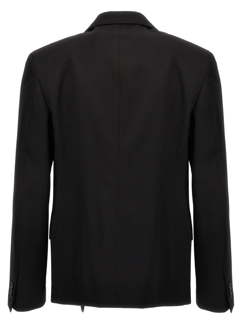 Off-White Black Wool Blazer