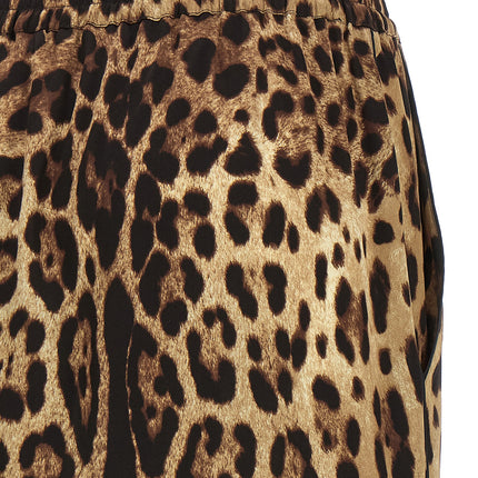 Dolce & Gabbana Brown Silk Bermuda Shorts