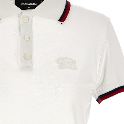 Dsquared² White Cotton Short Dress