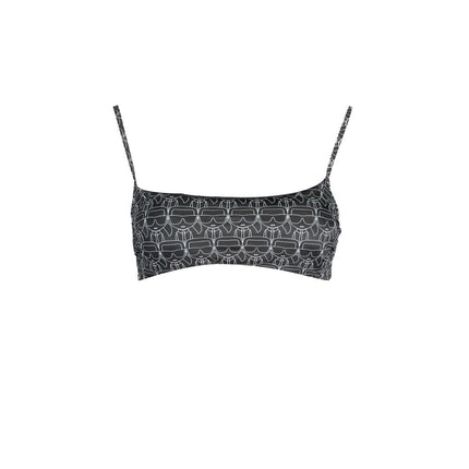 Karl Lagerfeld Black Polyester Women's Swimsuit