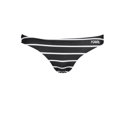 Karl Lagerfeld Black Polyamide Women's Swim Brief