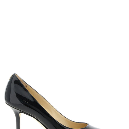 Jimmy Choo Black Leather High Heel Pumps