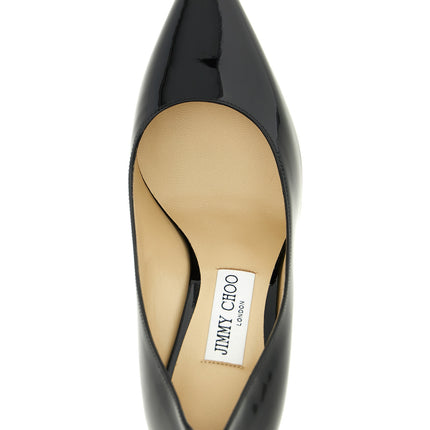 Jimmy Choo Black Leather High Heel Pumps