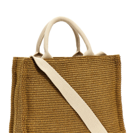 Marni Beige Cotton Tote Bag