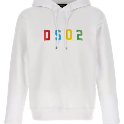 Dsquared² White Cotton Sweatshirt