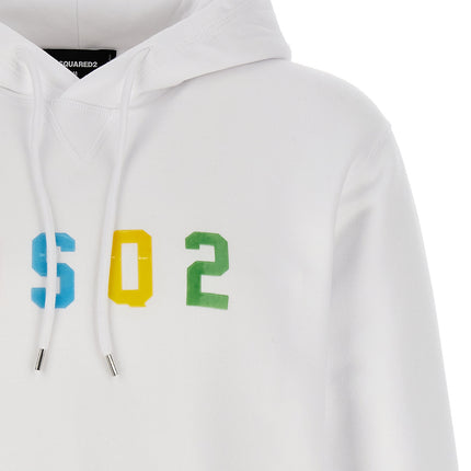 Dsquared² White Cotton Sweatshirt