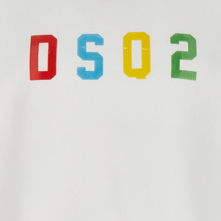 Dsquared² White Cotton Sweatshirt