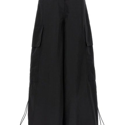 Palm Angels Black Polyamide Casual Pants