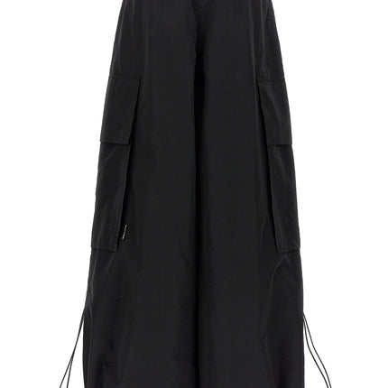 Palm Angels Black Polyamide Casual Pants