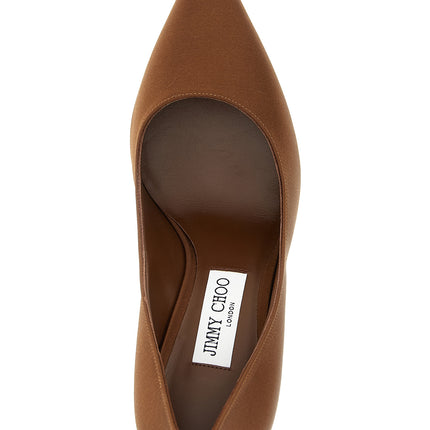 Jimmy Choo Brown Tencel High Heel Pumps