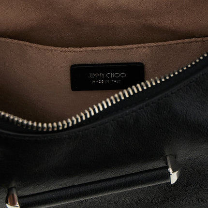 Jimmy Choo White Lamb Leather Shoulder Bag