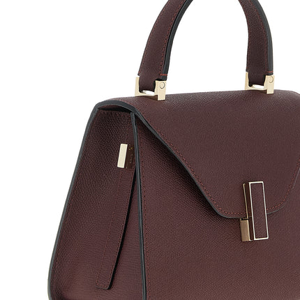 Valextra Bordeaux Calfskin Handbag
