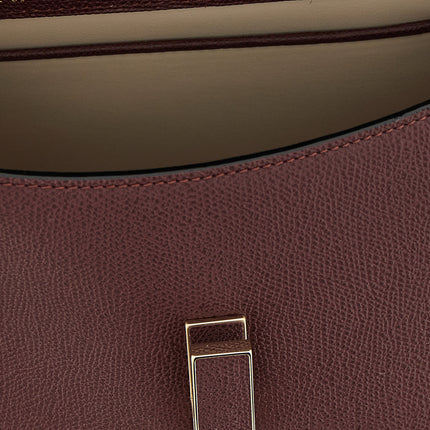 Valextra Bordeaux Calfskin Handbag