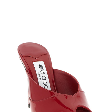 Jimmy Choo Multicolor Leather Stiletto Heel Sandals