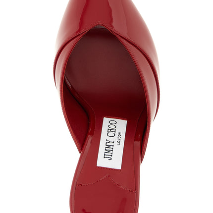 Jimmy Choo Multicolor Leather Stiletto Heel Sandals