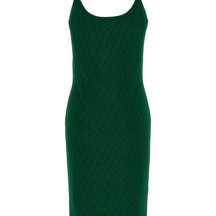 Versace Bicolor Viscose Midi Dress