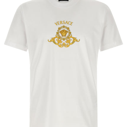 Versace White Cotton T-Shirt