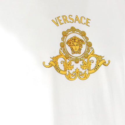 Versace White Cotton T-Shirt